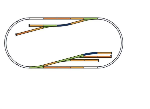 Piko 55330 1/87 Ölçek, Track Set D