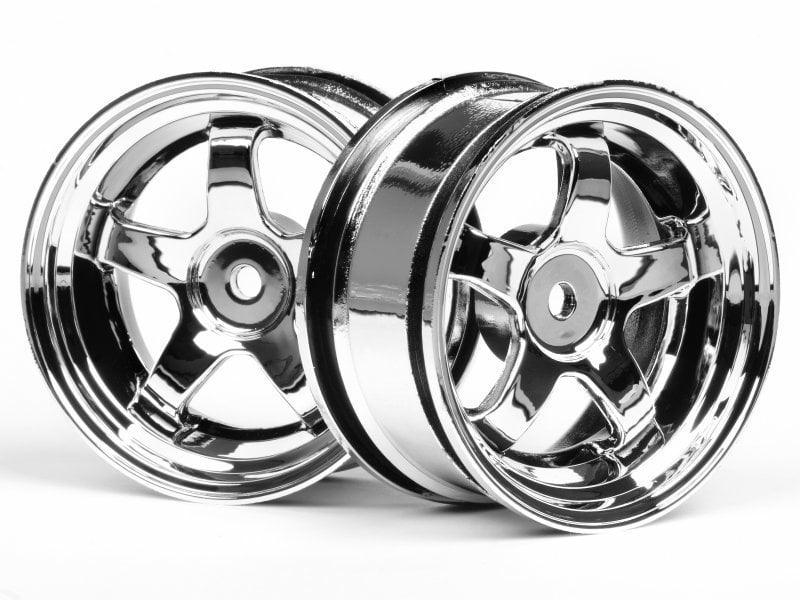 1/10 WORK MEISTER S1 WHEEL 26mm CHROME (3mm OFFSET)