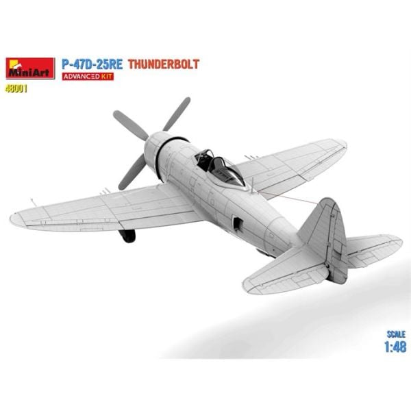 MiniArt 1:48 P-47D-25RE Thunderbolt İleri Düzey Kit