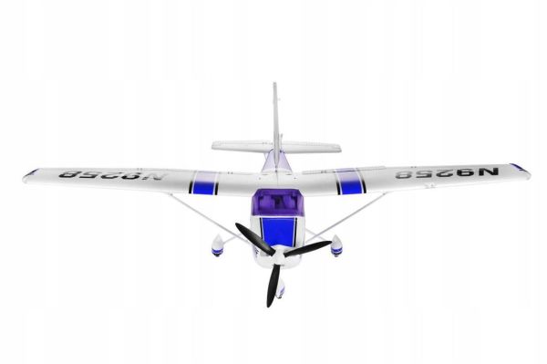 TopRC 057C Cessna 182, 500 Class, Mavi, Brushless 800KV Motorlu, 30A ESC, 11.1V 2200 Mah Li-Po Pilli, 4 Kanallı Uzaktan Kumand