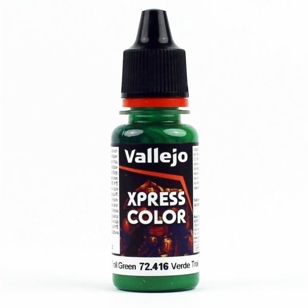 Vallejo 72416 18 ml. Troll Green, Xpress Game Color Serisi Model Boyası