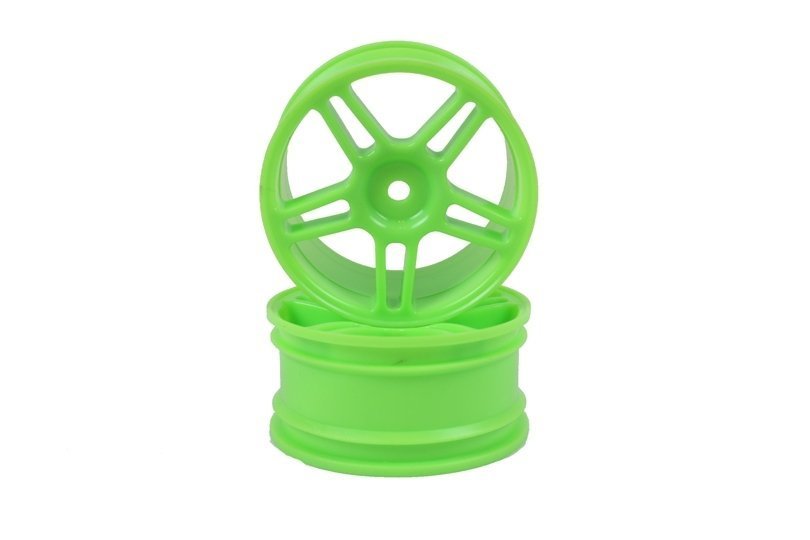 Green Star Spoke Wheel Rims Rc Jant 1/10 Hex 12mm (2 Adet)