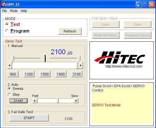 Hitec HPP-21 Servo Programlayıcı ve Tester