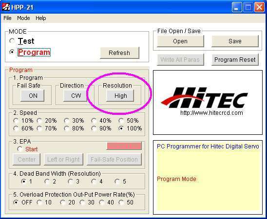 Hitec HPP-21 Servo Programlayıcı ve Tester