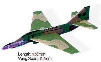 Fighter Phantom Serbest Uçuş Mini Model Uçak