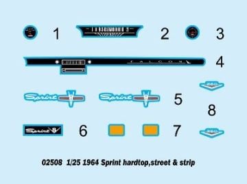 1/25 64 Sprint hardtop, [street & Strip]