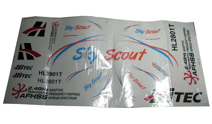 Sky Scout Decal Sheet Set