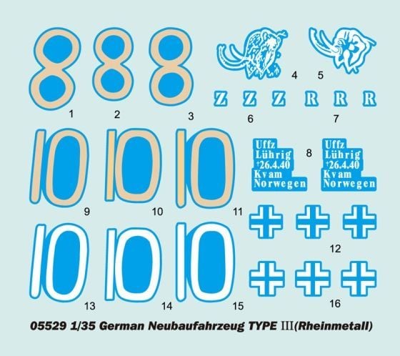 1/35 German Neubaufahrzug (Rheinmetall) Type lll