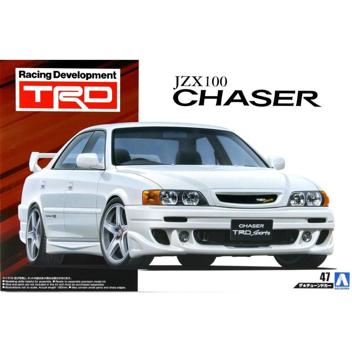 Aoshima 05525 1/24 Ölçek, Trd Jzx100 Chaser 98 Toyota, Plastik Model kiti