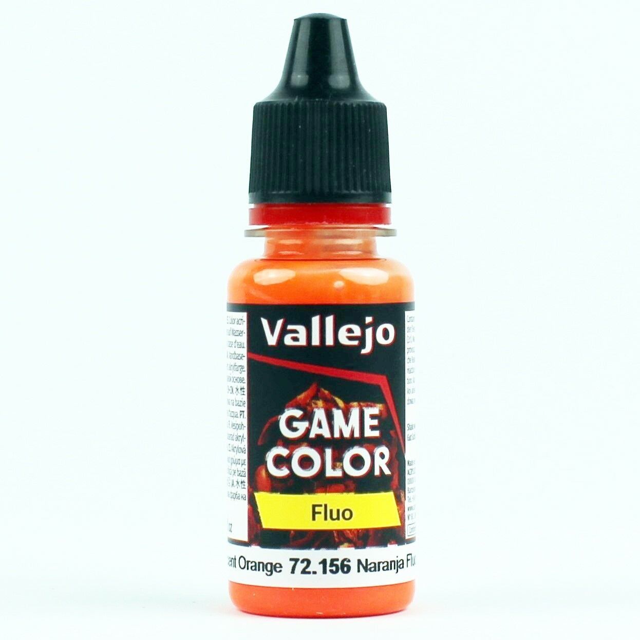 Vallejo 72653 18 ml. Fluorescent Orange, Game Color Serisi Model Boyası