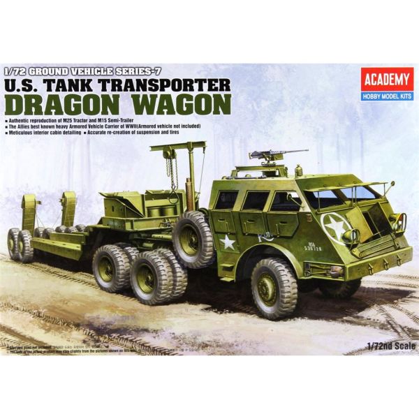 Academy 13409 1/72 Amerikan Tank Taşıyıcı (Dragon Wagon) Demonte Plastik Maketi