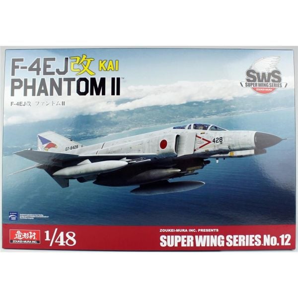 SWS 48-12 1/48 Ölçek, F-4EJ Kai Phantom II Savaş Uçağı, Plastik Model kiti