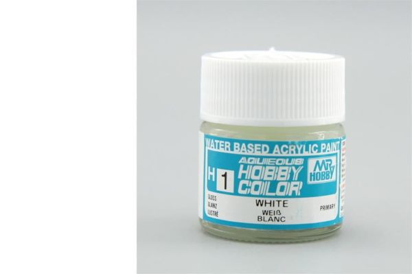 Gunze H001 10 ml. White, Aqueous Serisi Maket Boyası