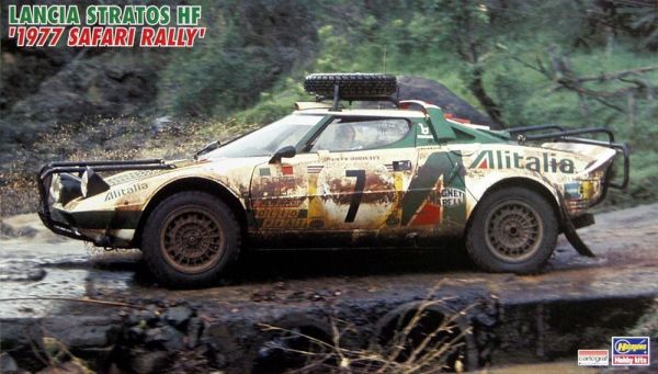 Hasegawa CR36 25036 1/24 Lancia Stratos HF (1977 Safari Rallisi) Otomobil Demonte Plastik Maketi