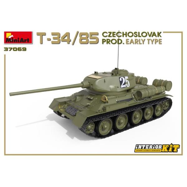 MiniArt T-34/85 Çekoslovakya Üretimi Early Type Interior Kit