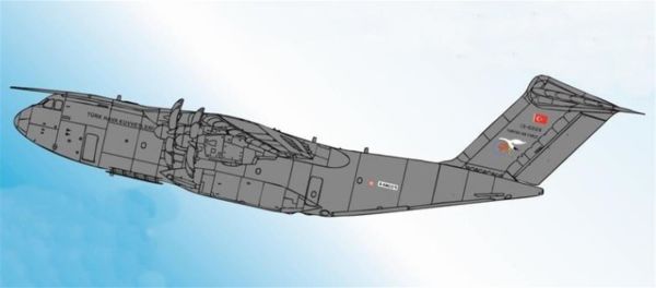 Babibi DDT01021 1/144 Ölçek, A-400M, Multinational, Dekal Çıkartma