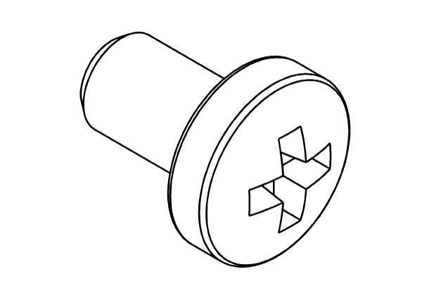 Mantar Başlı Civata M3x5 mm