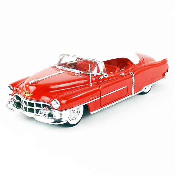 Autoworld AW286 1/18 1953 Cadillac ElDorado Convertible, Red, Sergilemeye Hazır Metal Araba Maketi