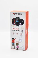 Torima Z6 Çocuk Konum Takipli Sim Kart Destekli Gps Özellikli Akıllı Saat Siyah(BTK Onaylı, KAPANMAMA GARANTİLİ)