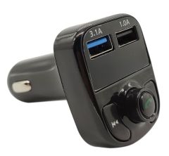 Torima X8 Fm Transmitter BT/USB/MP3/MicroSD Kart Çakmaklık Girişli Kablosuz Müzik Çalar Araç Kiti