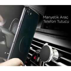 Torima  360° Dönen Araba Telefon Tutucusu Mıknatıslı Siyah