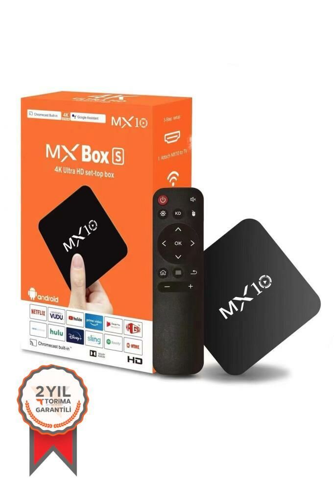 TORİMA MX10 4K Android TV Box Medya Oynatıcı Android 7.1 Tv Box Tv Stick Medya Oynatıcı Smart Tv Wifi