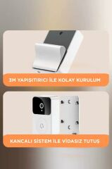 Torima X9  Beyaz Akıllı Su Geçirmez Kablosuz Kapı Zili