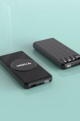 Torima TRM-1014 Siyah 10.000mAh Wirelles Dijital Göstergeli Hızlı Şarjlı Powerbank