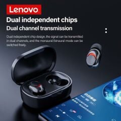 Lenovo PD1X TWS bluetooth 5.0 Kulakiçi Kablosuz Telefon Kulaklığı Siyah