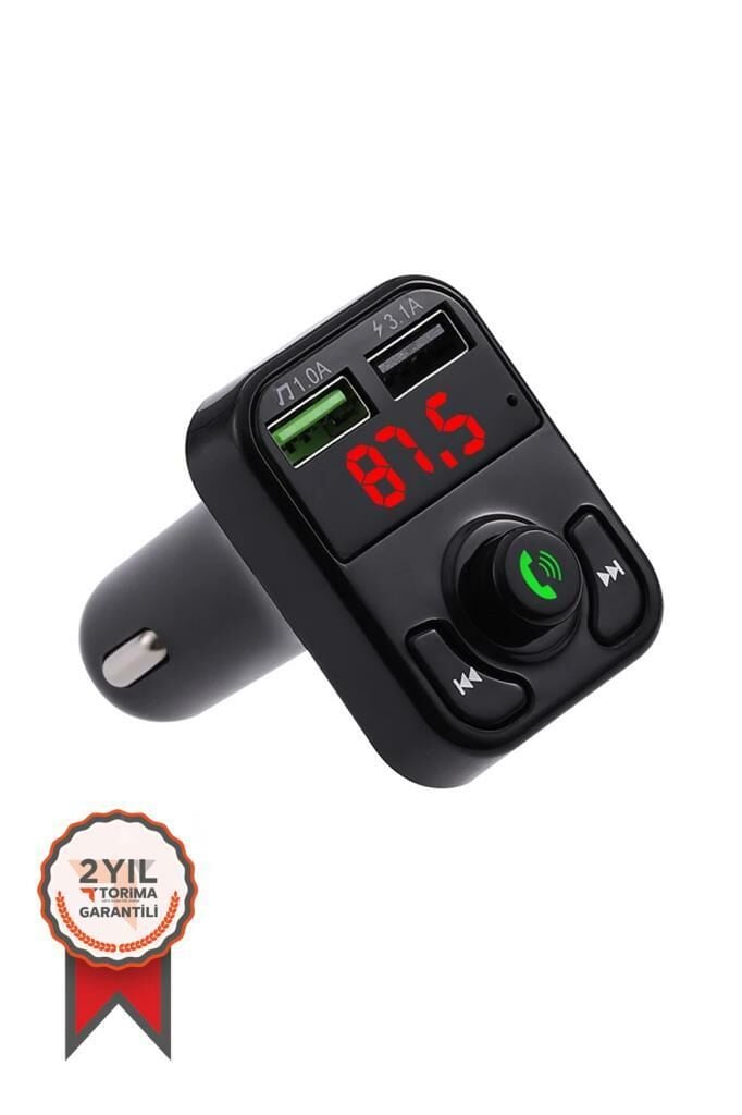 Torima G9 Dijital Göstergeli Bluetooth Fm Transmitter Siyah