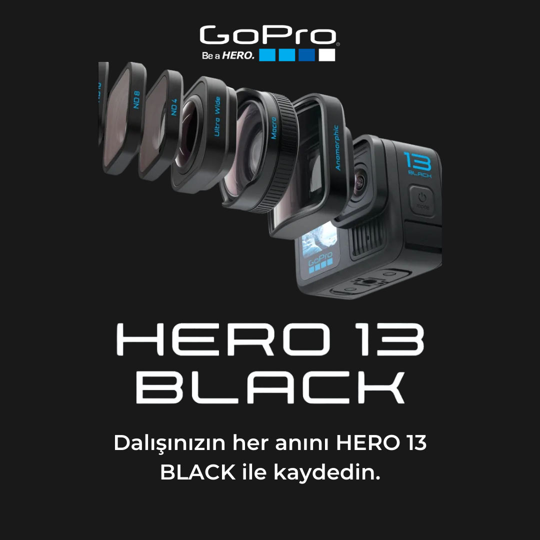 Go Pro Hero 13 Black Aksiyon Kamerası Bundle