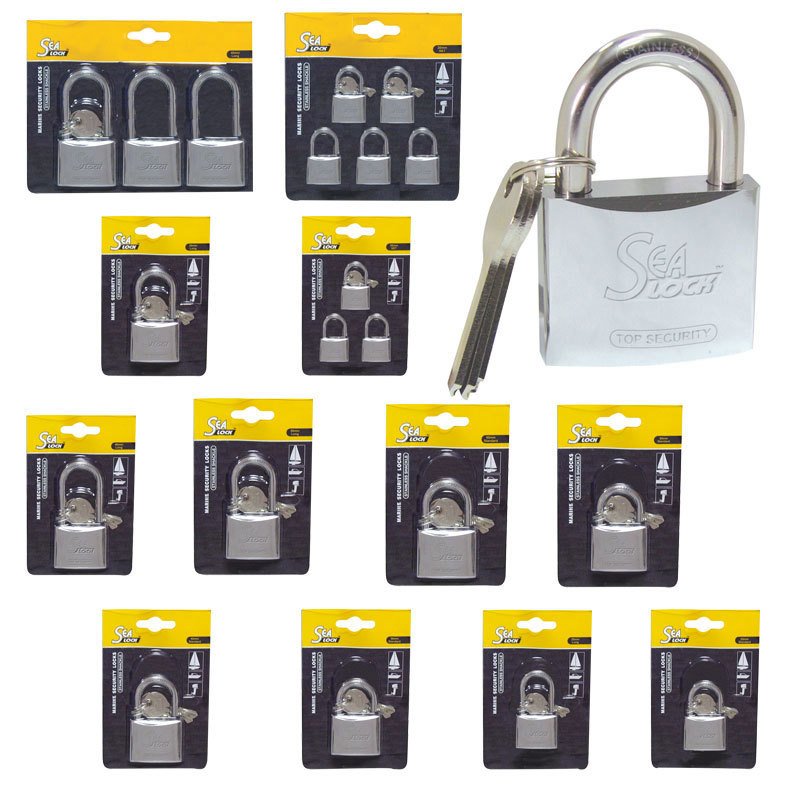 Sea Lock Asma Kilit Seti, Birlesik Anahtarlı 30Mm