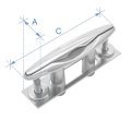 KOCBOYNUZU ALTTAN SOMUNLU,  8'', INOX 316