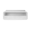 Util. Stor. Case, 1/2 Open, Rect.175x85mm, White