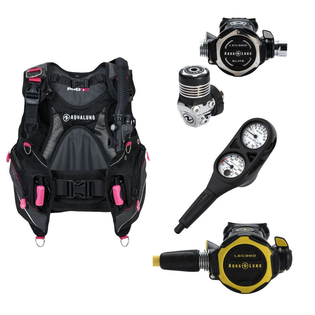 Aqualung Kadın Legend Elite Regülatör Seti
