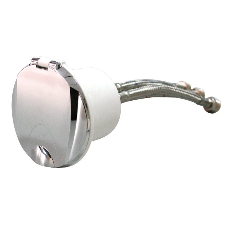 Case w/Mixer Tap (3-Hose Conn.) w/Lid White