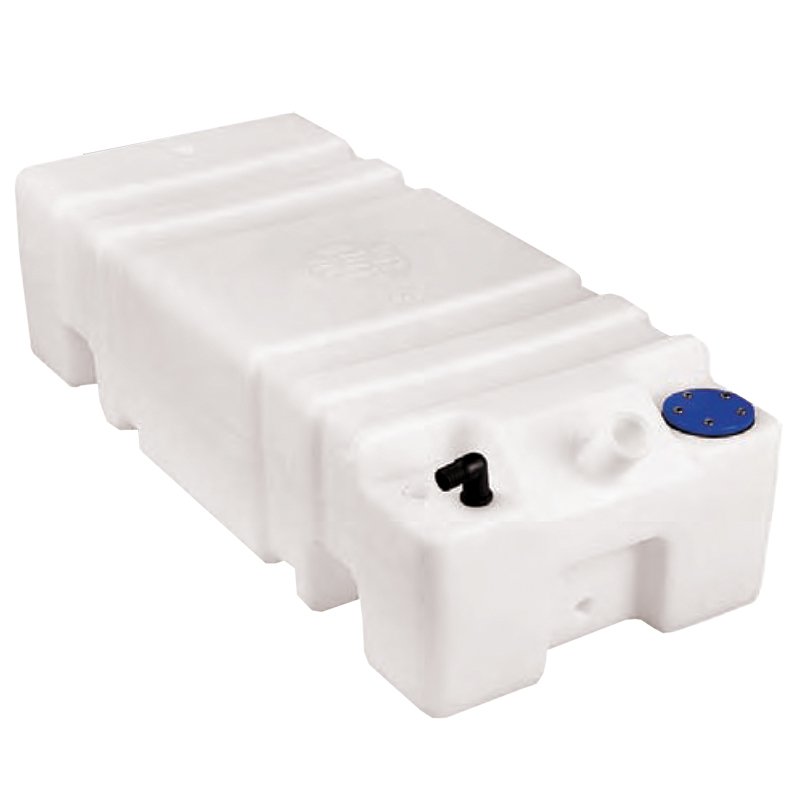 SOGLIOLA Tank Fr.Water 60lt w/οCap 45°Deckf. L.850mm