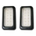 TEPE/ROMORK LAMBASI 12 LEDs, 12V&24V, SIYAH 2 Ad.LIK SET