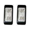 TEPE/ROMORK LAMBASI 2 LEDs, 12V&24V, SIYAH 2 Ad.LIK SET