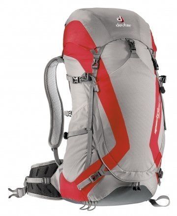 DEUTER SPECTRO AC 28 SL SIRT CANTASI PLATIN - ATEŞ KIRMIZI