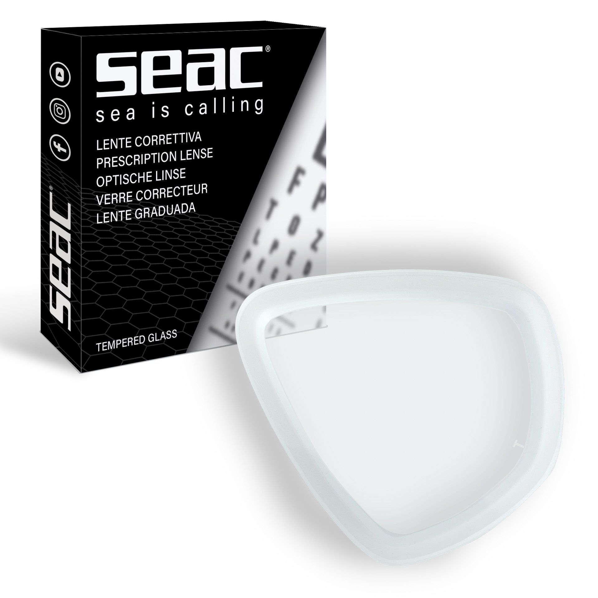 Seac Eagle Maske Optik Cam -