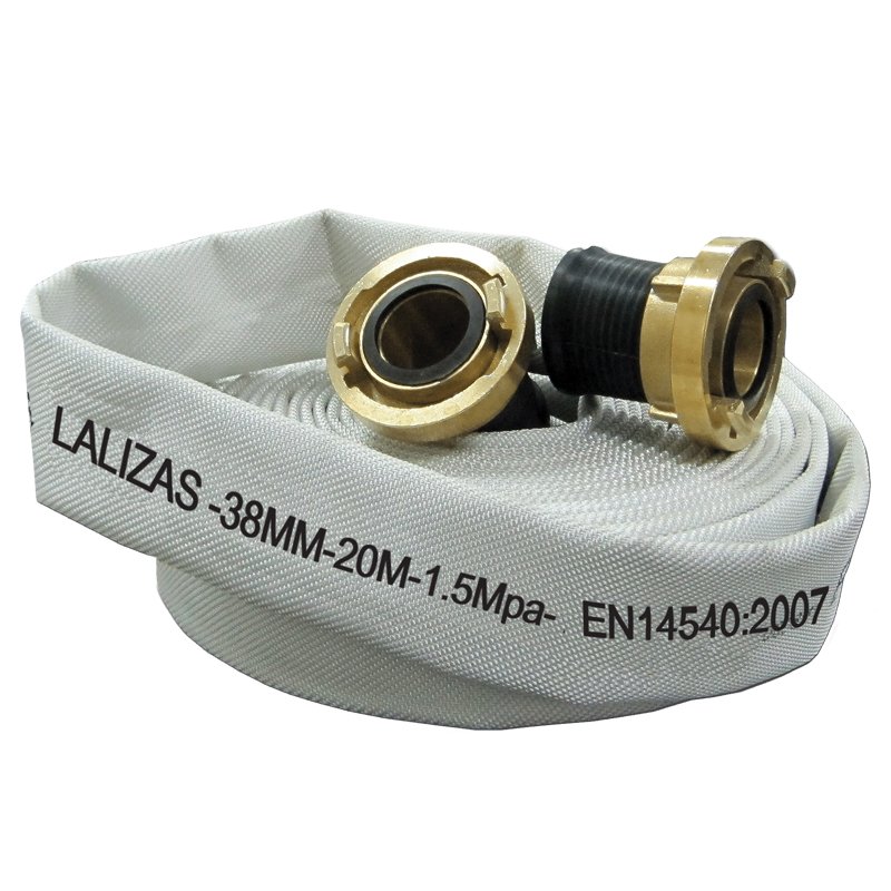 LALIZAS Fire Hose CE, 1,5'', Storz 38 Brass, 15m