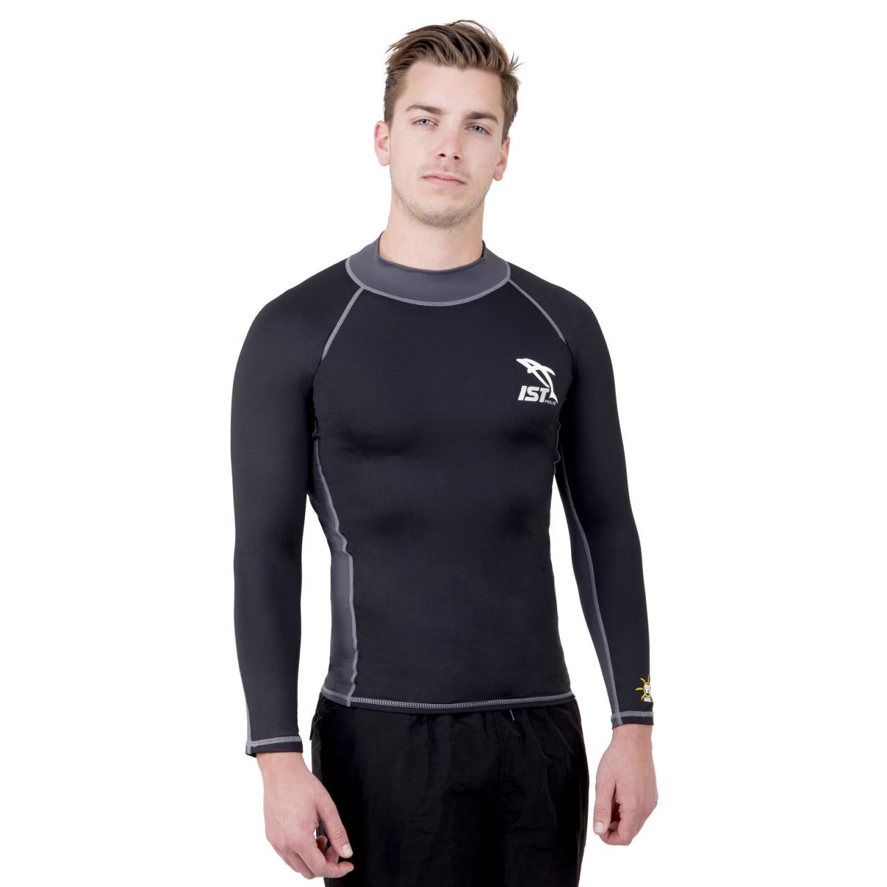 rashguard uzun kol erkek gri