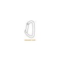 CLIMBING TECHNOLOGY PASSION KARABINA SILVER