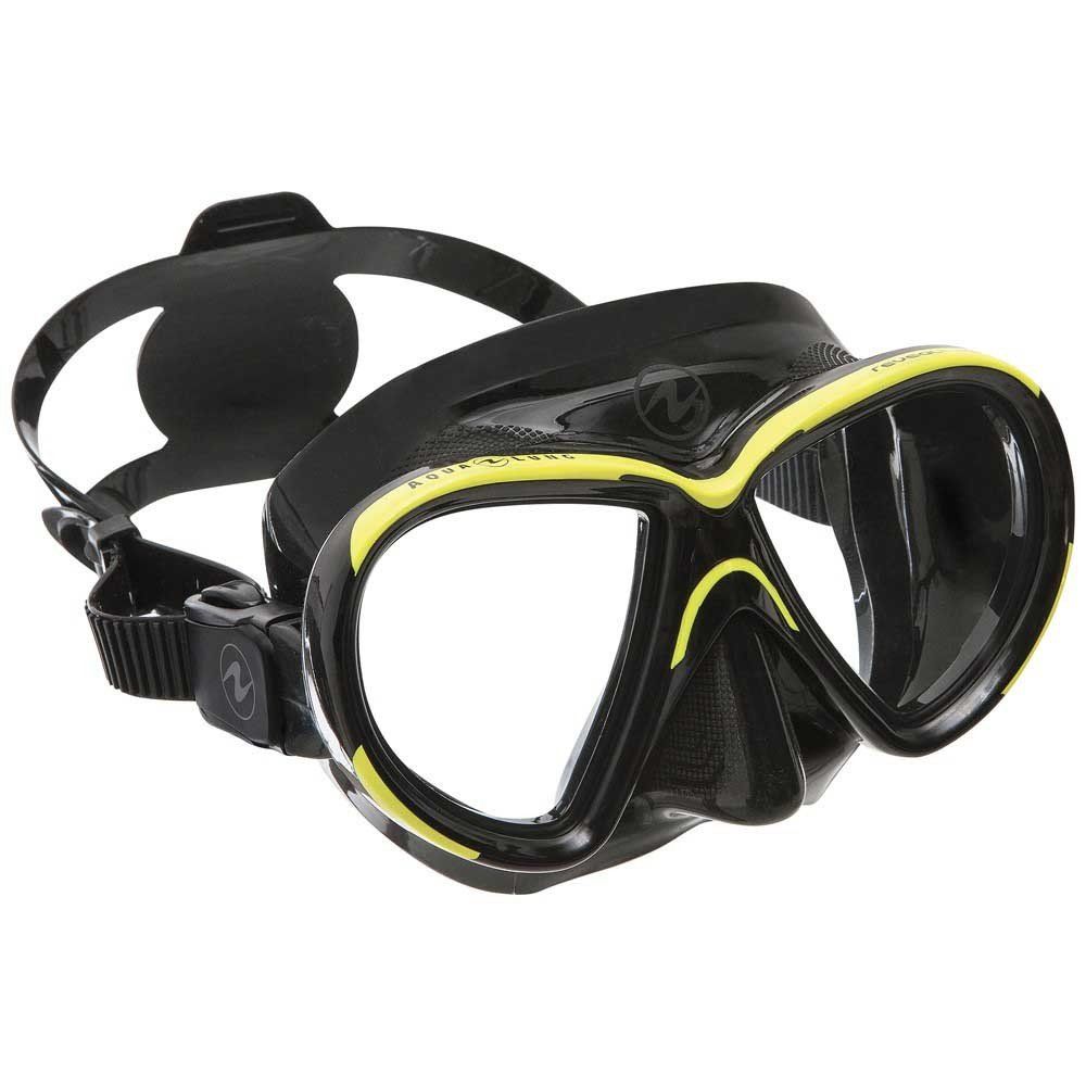 Aqua Lung  Reveal X2 Siyah Silikon Sarı Dalış Maskesi