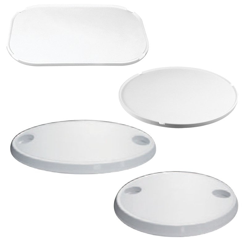 Table Top Round w/2 Glassholders, O610mm, ASA White