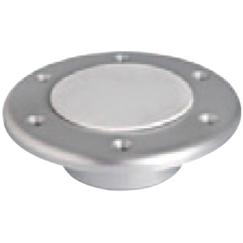 Table Bottom Plate, Flushmount, Alum.O150mm-Η.9,5mm