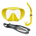 Scubapro Trinidad 3 Maske + Apnea Şnorkel + Jet Sport Palet