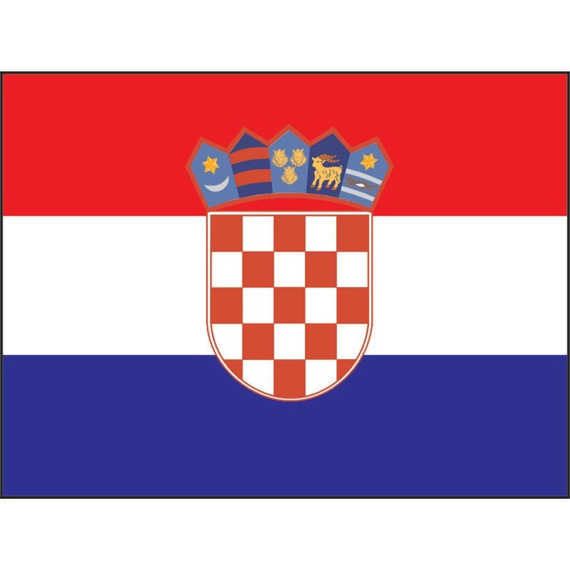 Croatian Bayrak 100 X 150Cm