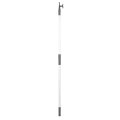 Telesc.Hook 2-Ends, Wh. Alum. O25mm L120-196cm, Grey